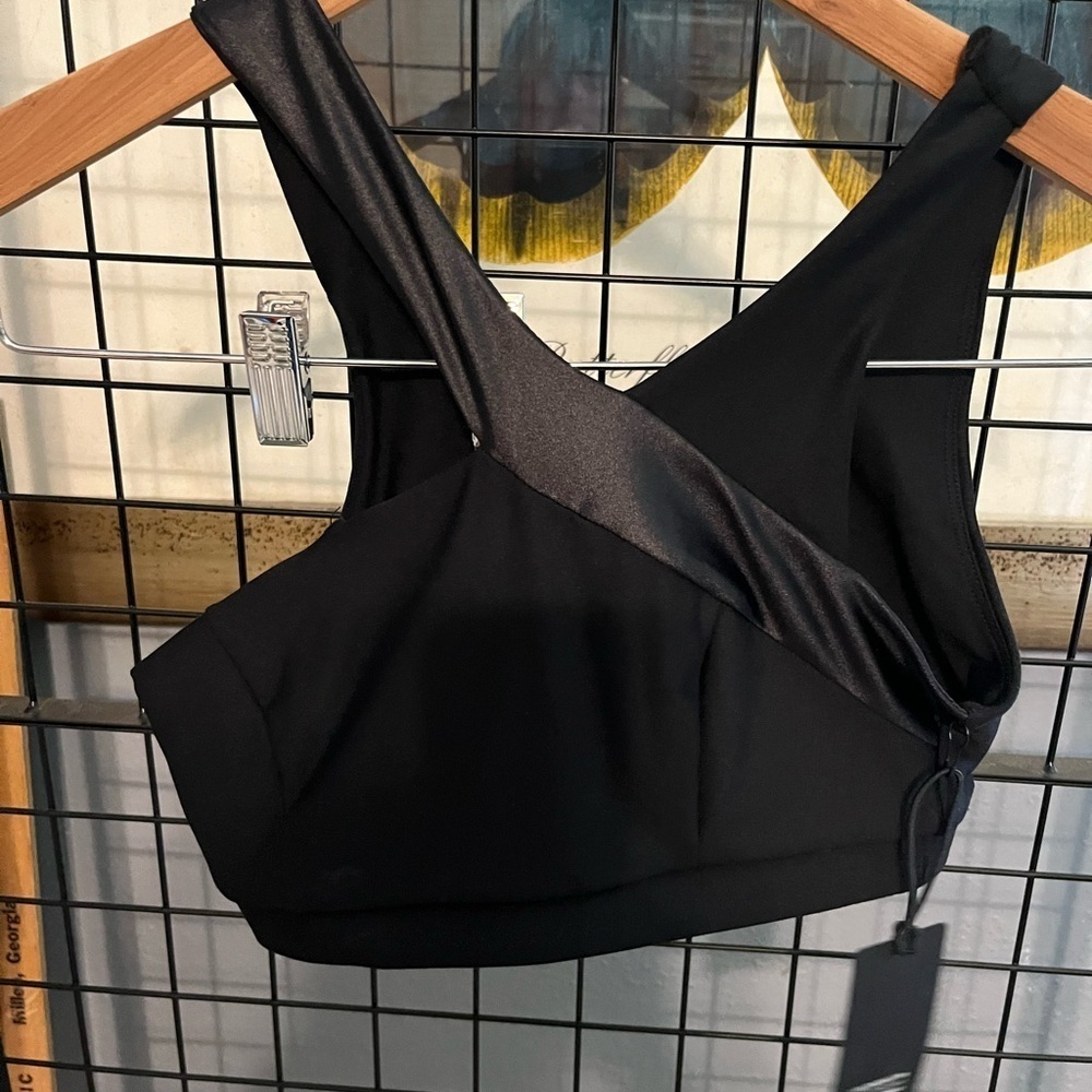 Lanston Sport Black Women's Sports Bra and matching leggings